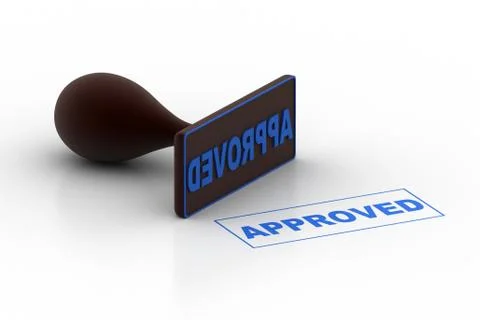 Approved seal Free Stock Illustration
