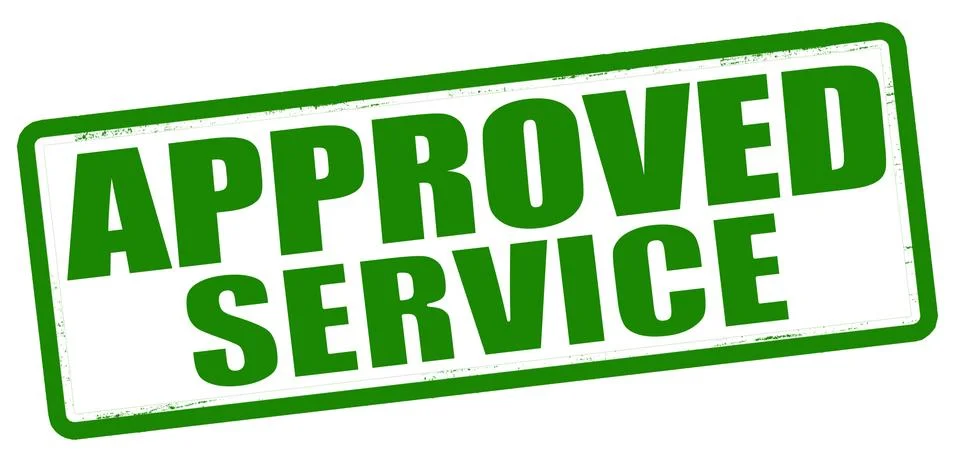 Approved service Stock Illustration