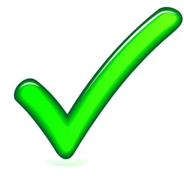 Approved sign green Stock Illustration