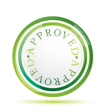 Approved sign Stock Illustration