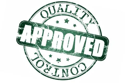 Approved stamp Stock Illustration