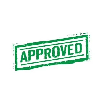 Approved stamp Stock-Illustration