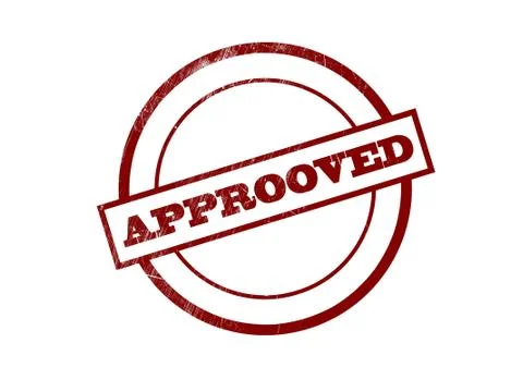 Approved stamp Stock Photos