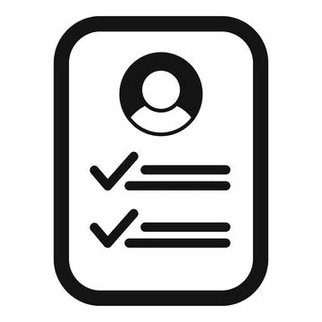 Approved tablet online user icon simple vector. New register login Stock Illustration