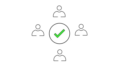 Approved teamwork Stock Footage 293211406