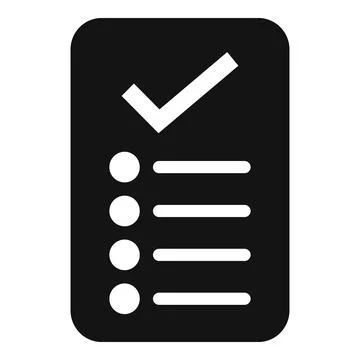 Approved wish list icon simple vector. Sheet affection key Stock Illustration