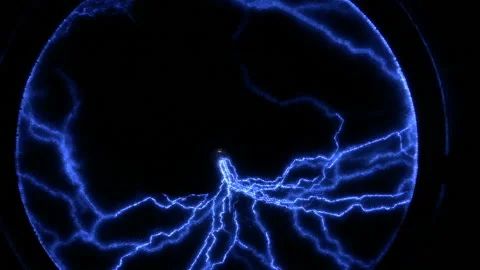 Approximation of an abstract electric ball Video stock 86125951