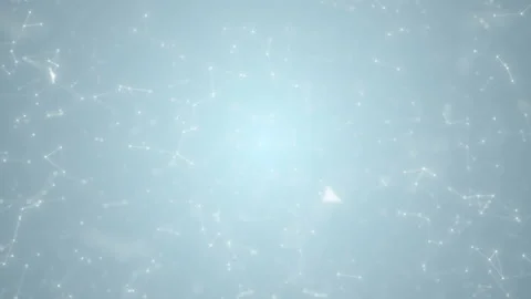 Approximation and distance of clusters of moving particles. Abstract geometric Stock Footage 114804707