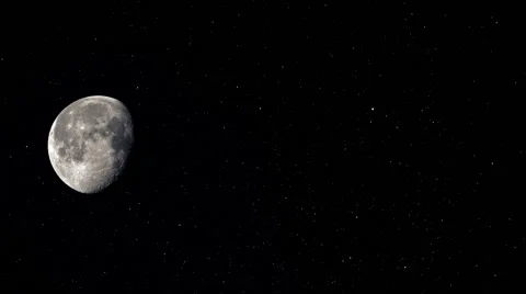 Approximation to the moon Video stock 40433054