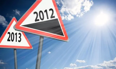 Approximation of the new yea Stock Photos