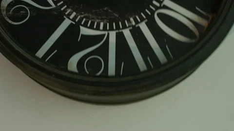 Approximation of separation from the old clock dial. Stock Footage 59710867