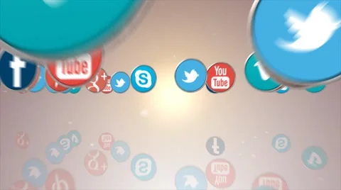 Apps and Socials Text Stinger 스톡 동영상 66112727