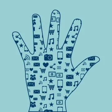 Apps computer graphic design , vector illustration Stock Illustration