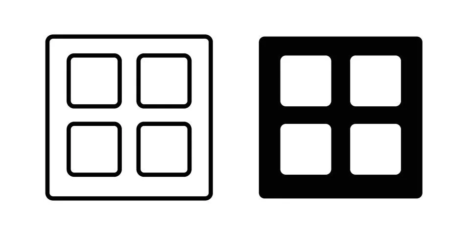 Apps icon Illustration set. Vector Eps10 for apps Illustrazione stock