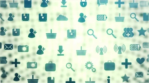 Apps Loop Turns Into Sphere V2 slow Stock Footage 83693012