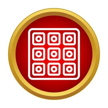 Apps menu icon for mobile interface design Stock Illustration