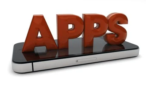 Apps phone Stock Illustration