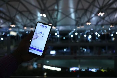Apps on Smart Phone Stock Photos