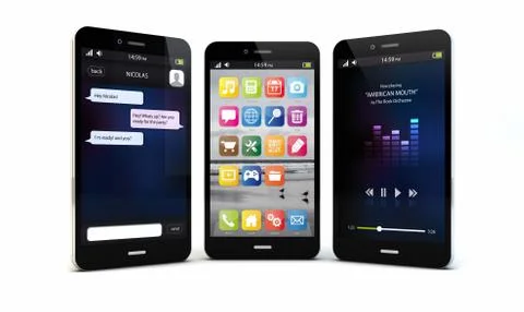 Apps smartphone Stock Illustration