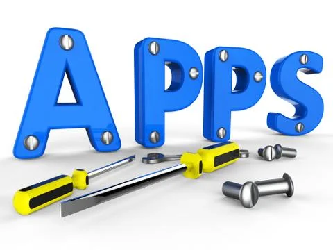 Apps Software Indicating Programs Programming And Softwares イラスト素材