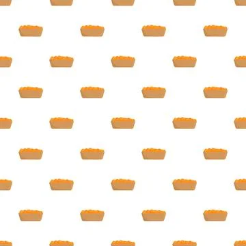 Apricot fruit baskets seamless pattern repeating background イラスト素材