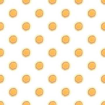 Apricot fruit seamless pattern repeating background design Stock Illustration
