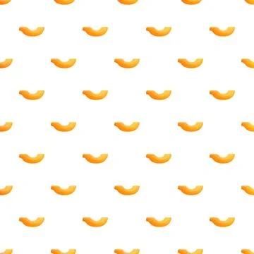 Apricot fruit slice repeating pattern seamless background Illustrazione stock