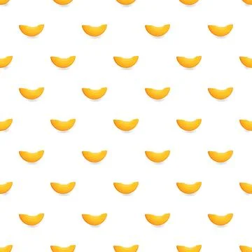 Apricot fruit slices seamless repeating pattern background Illustrazione stock
