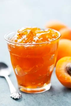 Apricot jam Stock Photos