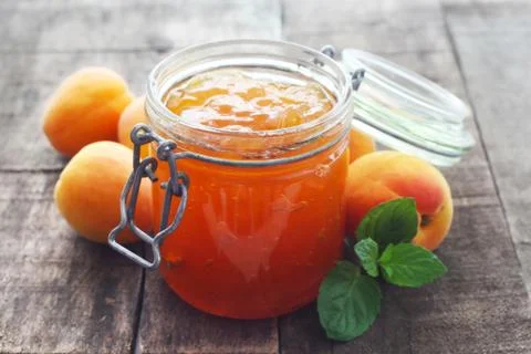 Apricot Jam Stock Photos