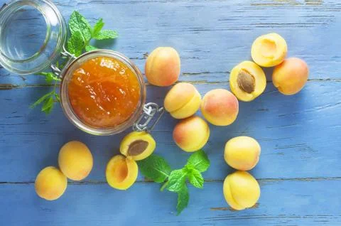 Apricot Jam Stock Photos