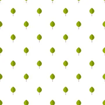 Apricot leaf pattern seamless Illustrazione stock
