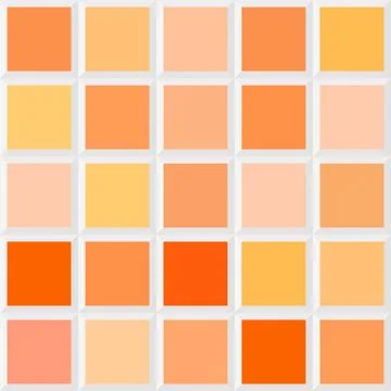 Apricot natural tones. Seamless pattern, tile palette color design scheme, .. Stock Illustration