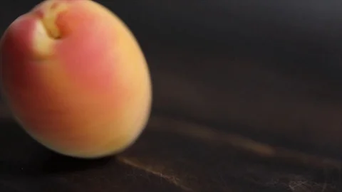Apricot Spinning Closeup Stock Footage 99163909