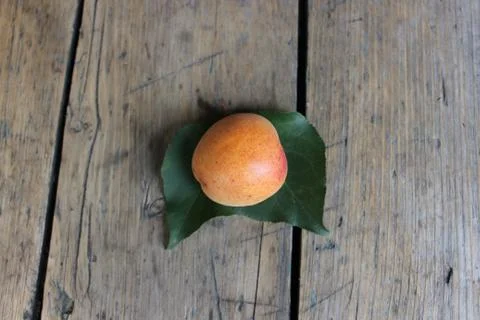 Apricots on the board Stock Photos