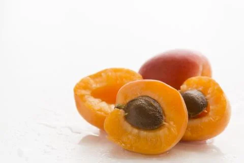 Apricots fruit Stock Photos