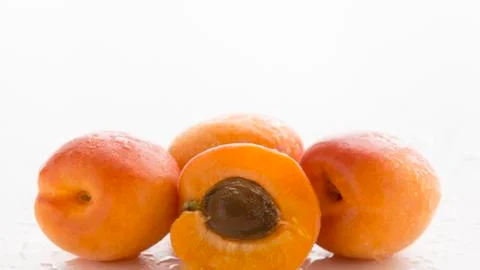 Apricots fruit Stock Photos