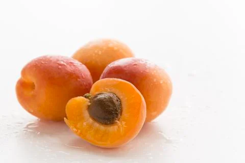 Apricots fruit Stock Photos