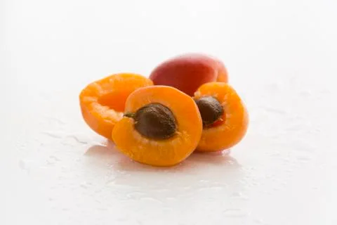 Apricots fruit Stock Photos