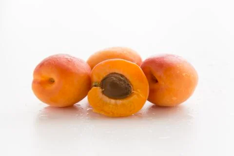 Apricots fruit Stock Photos