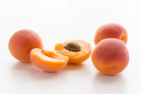 Apricots fruit Stock Photos
