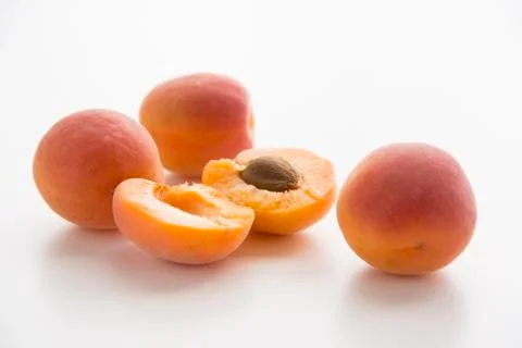 Apricots fruit Stock Photos
