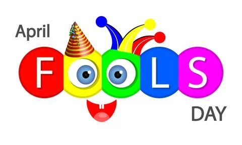 April 1st typographic composition Stock Illustration