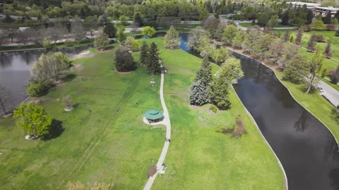 April 2026-Ann-Morrison-Park-Boise-Idaho-18 스톡 동영상 332742704