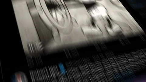 APRIL 4, 2024: Scrolling Robert Iger, X App, Profile Page on an iPhone Stock Footage 270919245