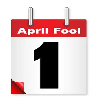 April Fool Date Stock Illustration