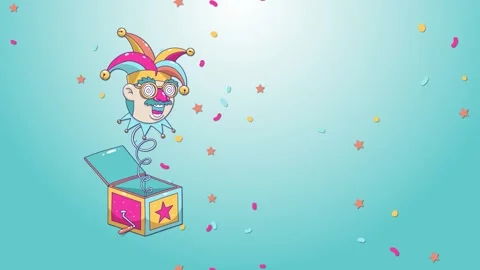 April Fools Day Background Animation Stock Footage 346202554