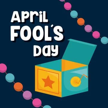 April fools day design Ilustração Stock