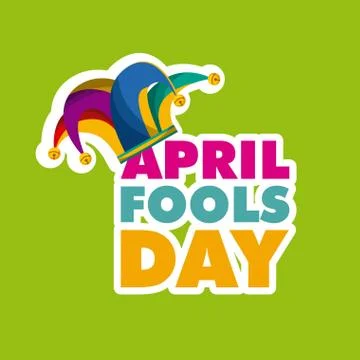 April fools day design Ilustração Stock