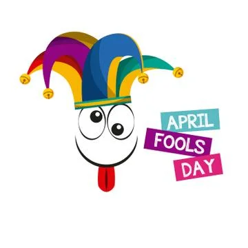April fools day design Ilustração Stock